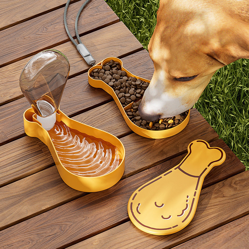 2-in-1 Pet Portable Water Feeder