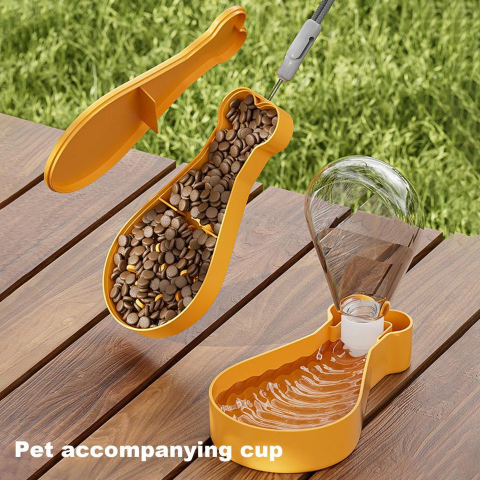 2-in-1 Pet Portable Water Feeder