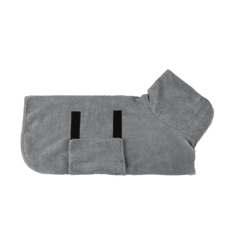 Quick-Dry Pet Bathrobe for Dogs & Cats | No More Wet Floors or Shivers