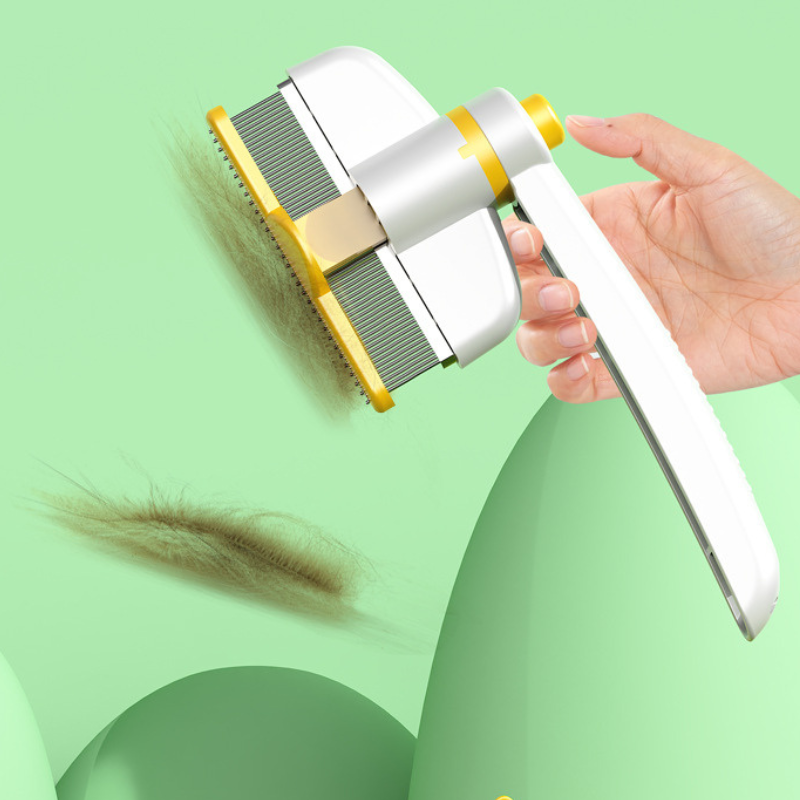 2-in-1 Pet Deshedding & Flea Comb 🐾