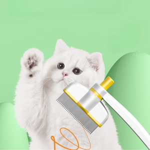 2-in-1 Pet Deshedding & Flea Comb 🐾