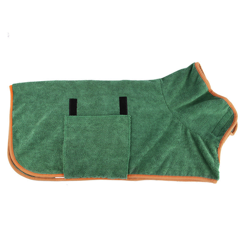 Quick-Dry Pet Bathrobe for Dogs & Cats | No More Wet Floors or Shivers
