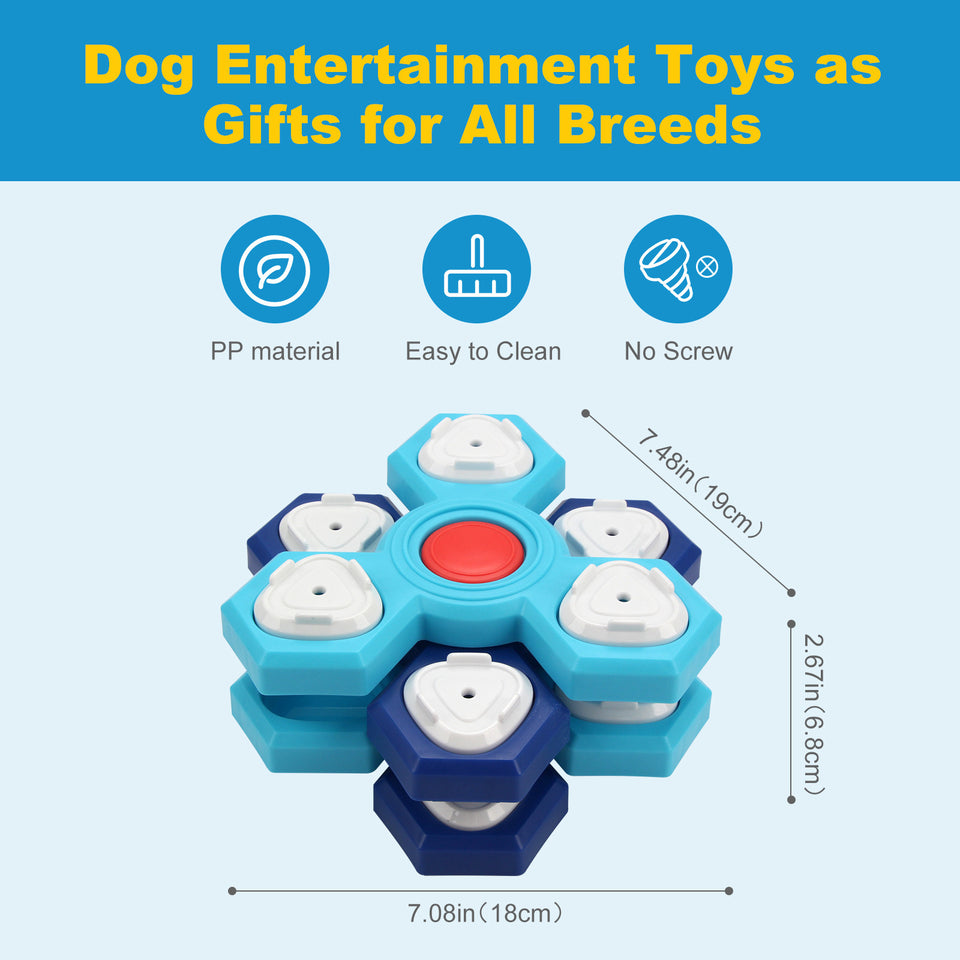Dog Interactive Treat Dispensing Pet Feeder