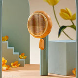 Pumpkin Pet Brush Self Cleaning Dog Cat Brush