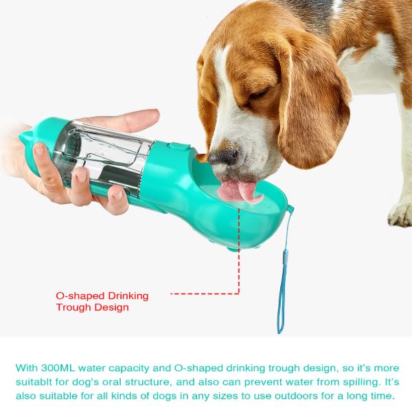 Leak Proof Portable Dog Travel Bottle with Bowl