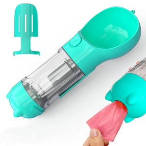 Leak Proof Portable Dog Travel Bottle with Bowl