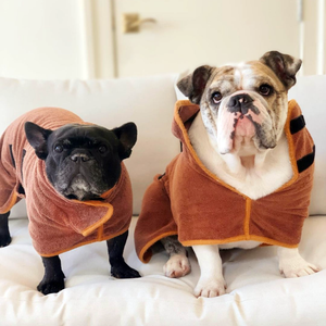 Quick-Dry Pet Bathrobe for Dogs & Cats | No More Wet Floors or Shivers
