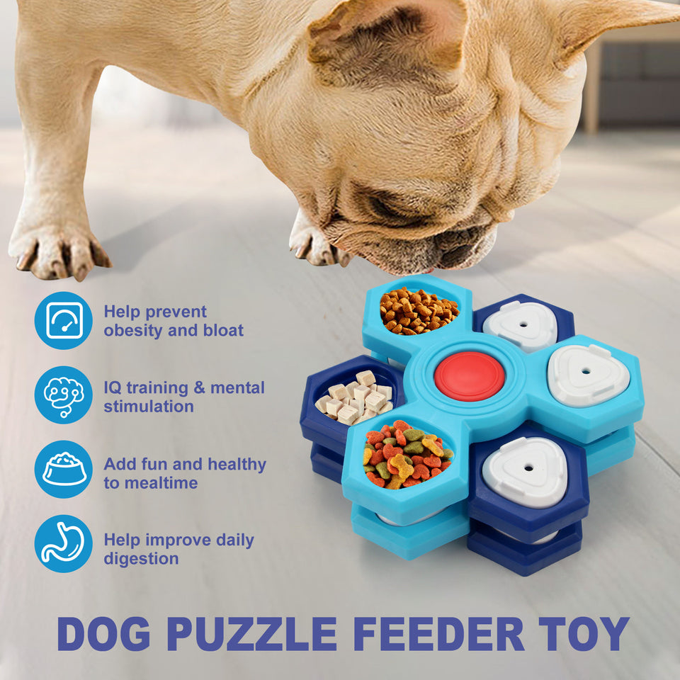 Dog Interactive Treat Dispensing Pet Feeder