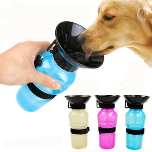 Pet Dog Drinking Water Bottle Sports Squeeze