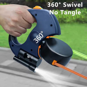 LED Dual Dog Leash – Tangle-Free & Reflective