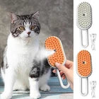 🐾 3-in-1 Pet Grooming Brush – Steam, De-Shed & Detangle
