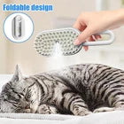 🐾 3-in-1 Pet Grooming Brush – Steam, De-Shed & Detangle